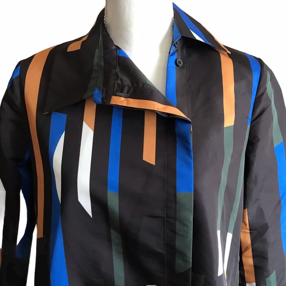 Cos Smooth Printed Long -Sleeved Dress -Black - Picture 3 of 6